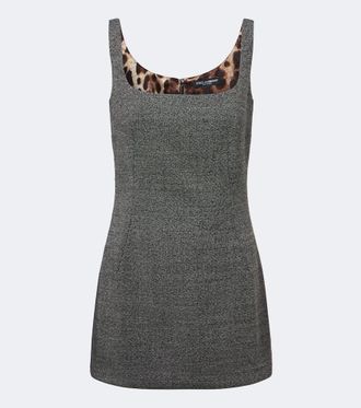 Dolce & Gabbana Wool tweed minidress