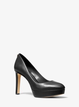 Michael Kors Chantal Leather Platform Pump