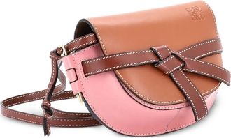 Loewe Gate Shoulder Bag Leather Mini crossbody bag - Marrone