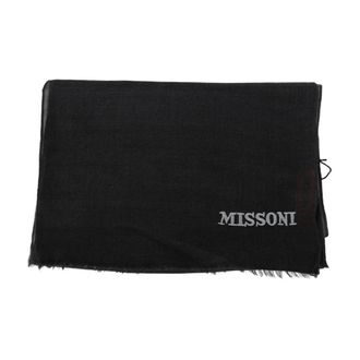 Missoni Sciarpa di lana - - Accessories - Uomo - Nero - ONE SIZE