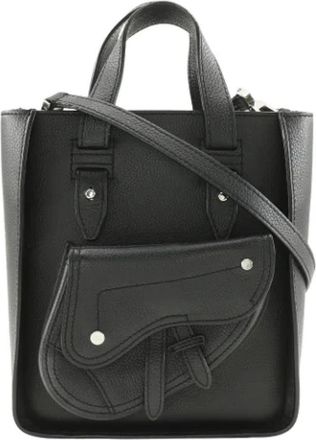Dior Pre-owned Leather dior-bags - Dames - Vintage Handtas - Zwart - ONE Size - Leer - Vintage