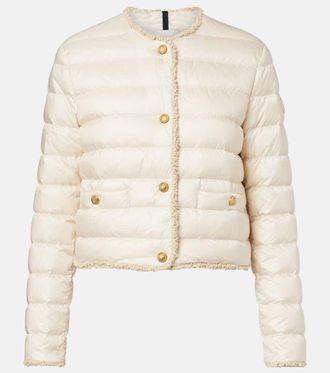 Moncler Fleurs quilted down jacket