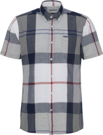 Barbour Tartan Linnenmix Korte Mouw Overhemd - Heren - Korte mouwen Overhemden - Veelkleurig - M - Linnen - Overhemden