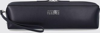 Maison Margiela Clutch in pelle con logo Numeric e polsiera