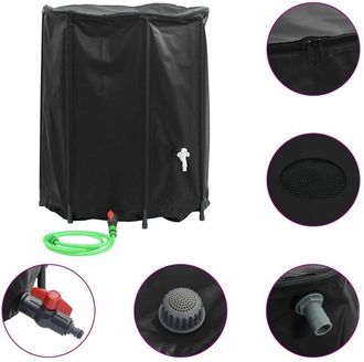 vidaXL Dep&oacute;sito De Agua Plegable Con Grifo Pvc 1250 L Vidaxl