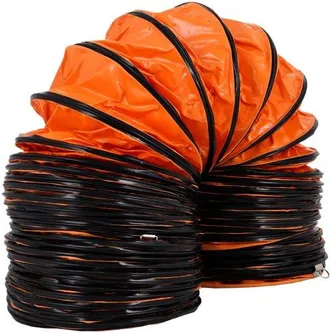 OEM Warmluftschlauch Lufttransportschlauch Pvc, L&auml;nge 4,9 M Bel&uuml;ftungsschlauch, Gewicht 4,48 Kg L&uuml;fterdurchmesser Explosionsgesch&uuml;tzt 35 X 35 X 18 Cm Rund