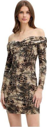 Guess Dames, Jurken, Veelkleurig, Maat: XS Leer