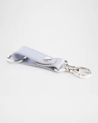 Royce Leather Monogrammed Leather Valet Key Chain