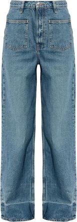 Sams&oslash;e & Sams&oslash;e Sarebecca Jeans - Dames - Loose Fit Jeans - Blauw - W29 L32 - Katoen - Jeans