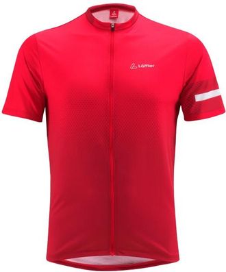 LOEFFLER Bike Shirt Full-Zip Dimi Velotrikot f&uuml;r Herren | rot