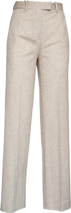 Circolo 1901 Wide Broeken - Dames - Wijde Broeken - Beige - M - Broeken
