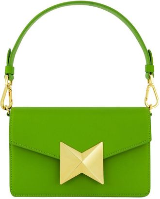 Mac Duggal Mini Leather Shoulder Bag