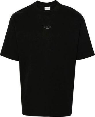 Dr&ocirc;le de Monsieur Tops, Heren, Zwart, M, Katoen, Le T-Shirt Slogan Classique