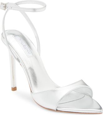Tony Bianco Molly Sandal in Silver Nappa Metallic at Nordstrom, Size 5.5
