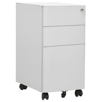 vidaXL Vidaxl - Armario Archivador M&oacute;vil Acero Gris Claro 30x45x59 Cm