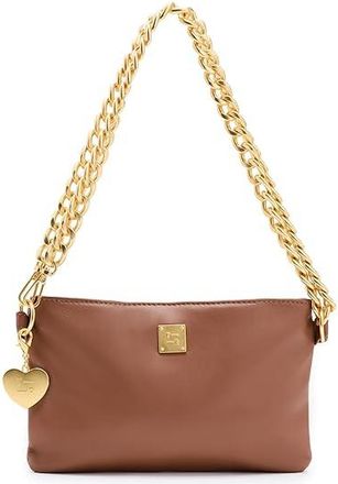 Think Royln Fame Cross Body Handbags Saddle Leather, Raffia/Polyester/Leather