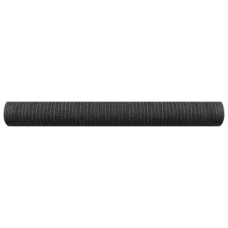 Berkfield Home Privacy Net Anthracite 1.5x50 m HDPE 150 g/m &sup2; in Charcoal