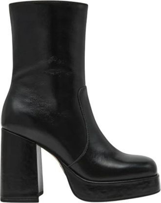 Steve Madden Echos Hoge Laars - Dames - Laarzen met Hak - Zwart - 39 EU - Schoenen