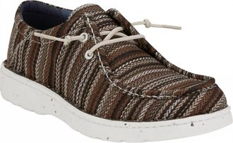 Justin Mens Hazer Lightweight Slip-On Shoes In Multi Stripe Dark