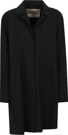 Herno First Act Coat - Dames - Mantel - Zwart - 5XL - Nylon - Jassen