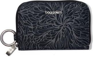 Baggallini Deluxe Card Case in Midnight Blossom Print at Nordstrom