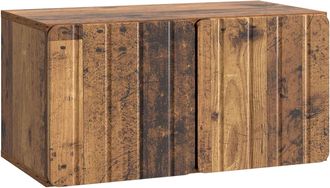 vidaXL Mueble De Tv De Pared 59,5 X 31 X 30 Cm Madera Envejecida Vidaxl