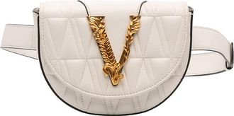 Versace Pre-owned Versace Quilted Nappa Virtus V Crossbody Belt Bag 1HY0P4H3O5TJ2PW5