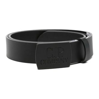 C.P. Company Logo Belt - male - C.P. Company - Belts - Black - 100 CM - Accessories
