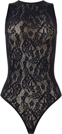Wolford Infinite Rose Bodysuit - Dames - Bodies - Zwart - M - Wol - Tops