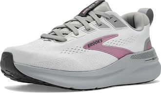 Brooks Ariel Gts 26 Womens Shoes Oyster Mushroom/Alloy/Pink : 11.5 A - Narrow, Synthetic