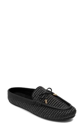 Aerosoles Daffodil Woven Raffia Loafer - Wide Width Available in Black at Nordstrom, Size 8.5