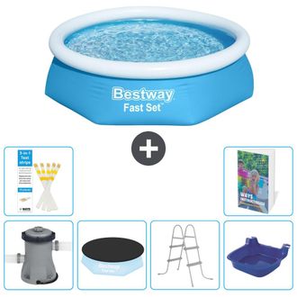 Bestway Piscina Bestway Fast Set Redonda - 244x61 Cm - 7-piezas S314