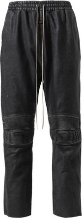 Fear of God leather track pants - Black