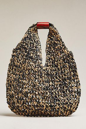 L*Space Faye Raffia Shoulder Bag