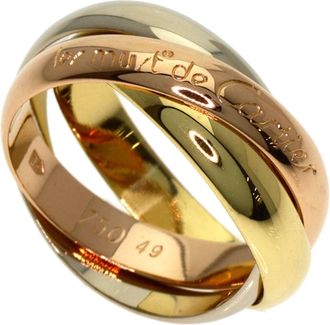 Cartier Yellow Gold (18K) Pink Gold (18K) White Gold (18K) Band Ring (Pre-Owned)