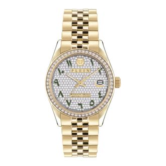 Philipp Plein Date Superlative - Dames - Horloges - Geel - ONE Size - Accessoires