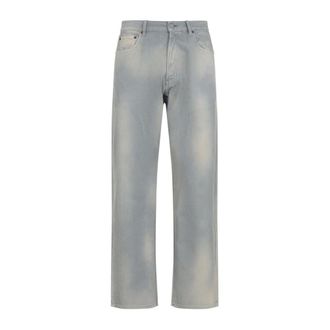 Prada Heren, Jeans, Blauw, Maat: W33 Katoen
