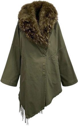 Bazar Deluxe Cappotto - Dames - Parka Jassen - Groen - S - Jassen