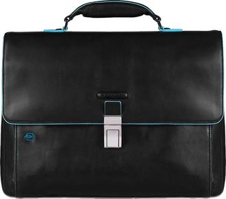 Piquadro Laptop Bags & Cases - Heren - Laptoptassen - Zwart - ONE Size - Leer - Tassen