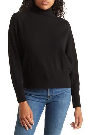 Vince Wool Cashmere Blend Turtleneck in Black at Nordstrom Rack, Size X-Small