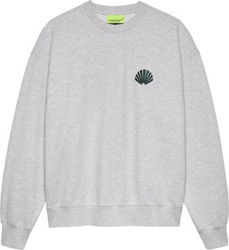 New Amsterdam Surf Association Logo Crewneck - Heren - Sweatshirts - Grijs - M - Katoen - Hoodies & sweatvesten