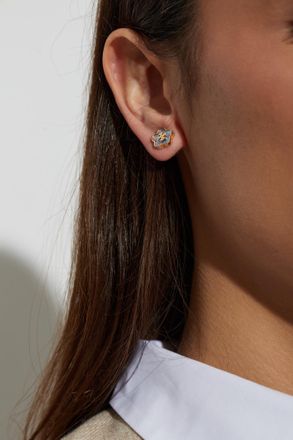 Tory Burch Mother-of-pearl Earrings, Womens, Gold
