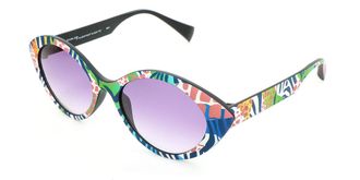 Italia Independent I-I EYEWEAR IS011 SMALL ZFL.018 Womens Sunglasses Blue Size 51