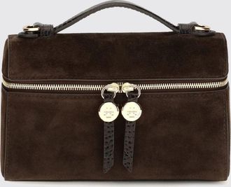 Tory Burch Romy Suede Mini Handbag with Double T Logo