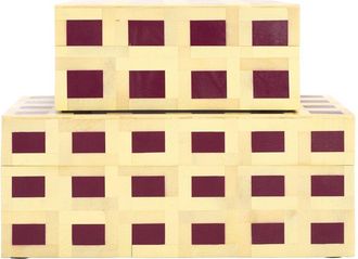 Safavieh Set Of 2 Sati Decor Boxes