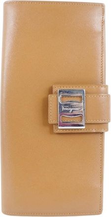 Ferragamo Brown Leather Wallet (Pre-Owned)