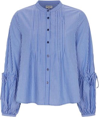 Lollys Laundry Shirts - Dames - Overhemden - Blauw - L - Overhemden