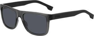 BOSS Boss 1647/S R6S/Z8 Mens Sunglasses Grey Size 55