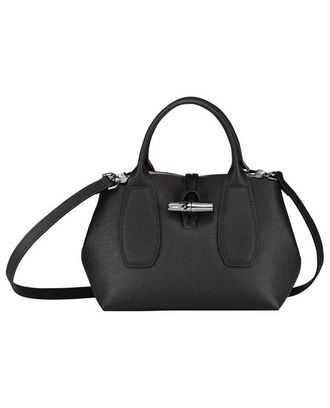 Longchamp Handtasche aus Leder Roseau S, Frau, Schwarz, TU