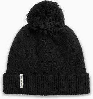 Turtle Fur Victoria Pom Beanie in Black at Nordstrom